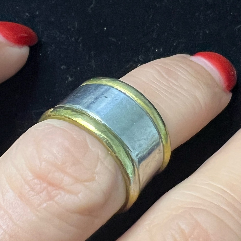 TAXCO 925 STERLING SILVER VINTAGE WIDE BAND RING - Picture 4 of 7